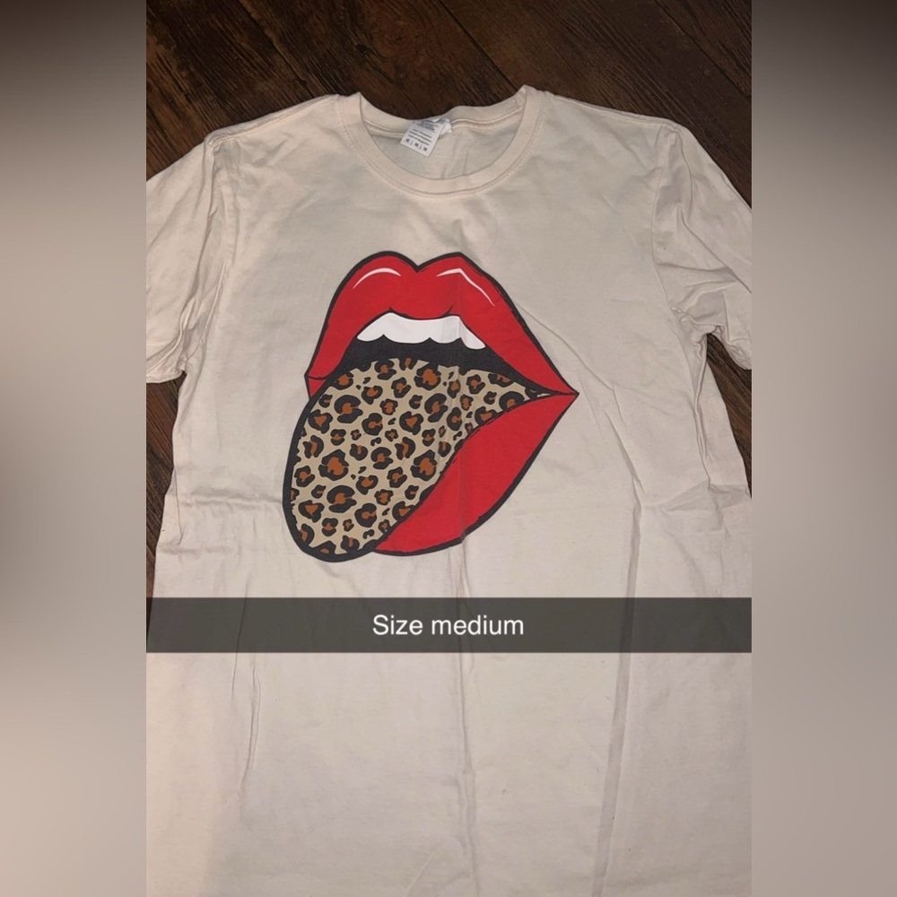 Cream Graphic Shirt